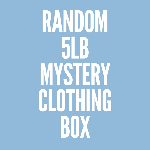 RANDOM 5LB MYSTERY CLOTHING BOX - Picture 1 of 2